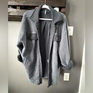 Free People Charcoal Jacket